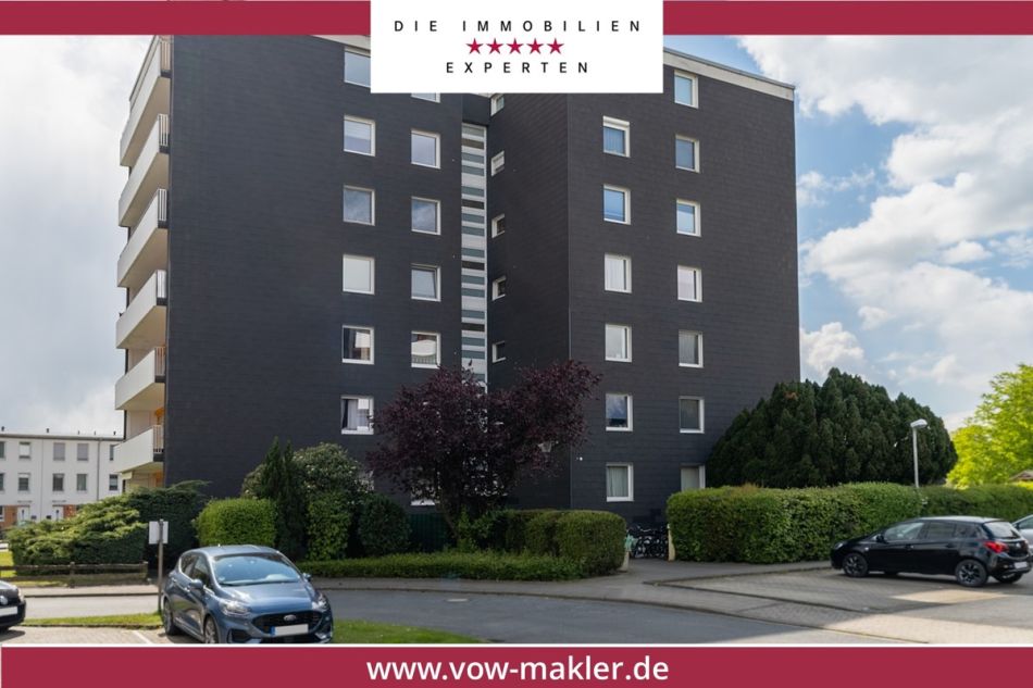 Gepflegte drei-Zimmer-Wohnung mit Balkon!
