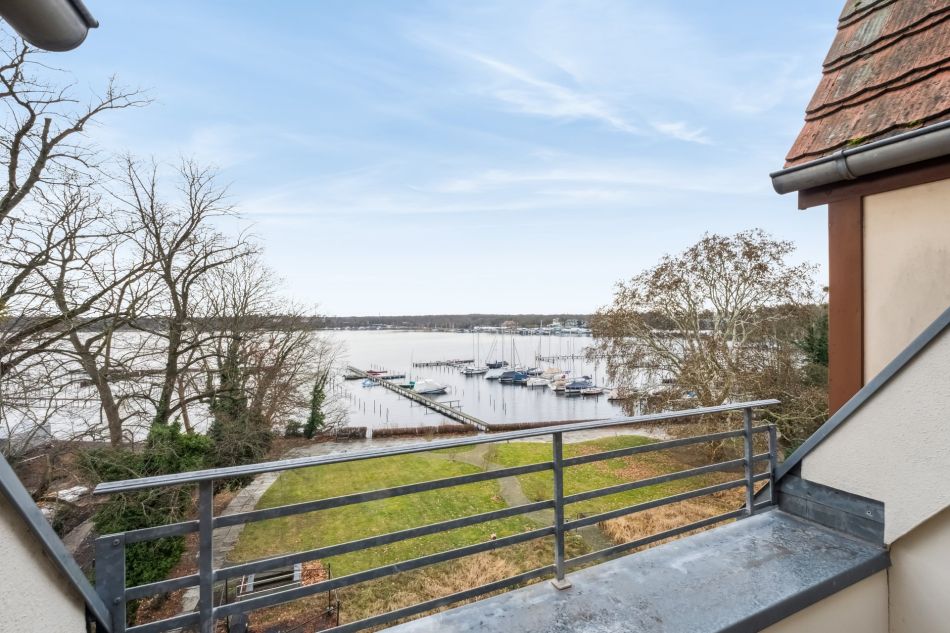 Schöner Wohnen, direkt am Großen Wannsee, Maisonette, DG, Fahrstuhl, unvermietet, TG